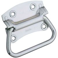 National Hardware V175 Series N117-077 Chest Handle, 4-7/8 in L, 4 in W, Steel, Zinc