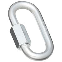 National Hardware 3150BC Series N223-040 Quick Link, 3/8 in Trade, 2640 lb Working Load, Steel, Zinc 