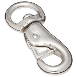National Hardware 3142BC Series N222-968 Cattle Snap, 250 lb Working Load, Malleable Iron, Nickel 