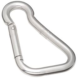 National Hardware 3166BC Series N262-428 Spring Snap, 1100 lb Working Load, Stainless Steel, Zinc 