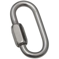 National Hardware 3167BC Series N262-485 Quick Link, 3/16 in Trade, 1150 lb Working Load, Stainless Steel 