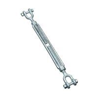 National Hardware 3276BC Series N177-592 Turnbuckle, 1800 lb Working Load, 1/2 in Thread, Jaw, Jaw, 9 in L Take-Up 