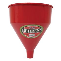 Behrens 66 Funnel, 5 qt Capacity, Plastic, Red, 10-1/2 in H 