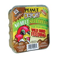 C&S No Melt Suet Dough Delights CS12507 Bird Suet, Peanut Flavor, 11.75 oz 12 Pack 