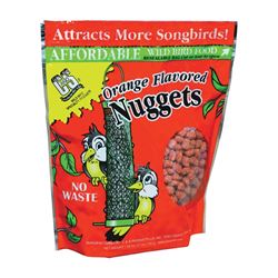 C&S Nuggets CS06103 Bird Food, High-Energy, Orange Flavor, 27 oz Bag 