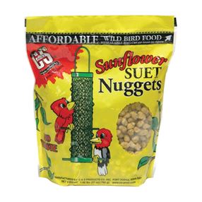 C&S Nuggets CS06110 Bird Food, High-Energy, Sunflower Flavor, 27 oz Bag