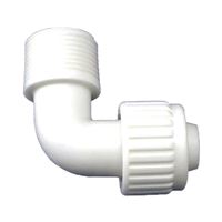 Flair-It PEXLOCK 16809 Pipe Elbow, 3/4 in, MPT, 90 deg Angle 