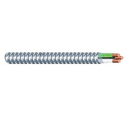 Southwire Armorlite 68579221 Armored Cable, 14 AWG Cable, 2 -Conductor, Copper Conductor, THHN/THWN Insulation 