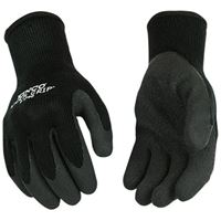 Warm Grip 1790-L Protective Gloves, Mens, L, 11 in L, Wing Thumb, Knit Wrist Cuff, Acrylic, Black 
