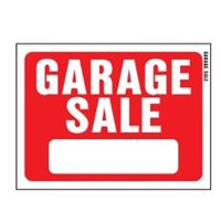 HY-KO 20606 Sign, Garage Sale, White Legend, Plastic, 12 in W x 8-1/2 in H Dimensions 10 Pack 