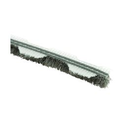 Prime-Line T 8658 Pile Weatherstrip, 3/16 in W, 18 ft L, Synthetic Fabric, Gray 