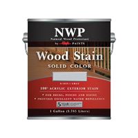 Majic Paints 8-1438-1 Wood Stain, Gray, Liquid, 1 gal, Can