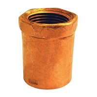 EPC 103R Series 30166 Reducing Pipe Adapter, 1 x 3/4 in, Sweat x FNPT, Copper 