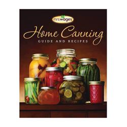 Mrs. Wages O103-J4255 How-To Book, Home Canning Guide and Recipes, English, 160-Page, Pack of 12 