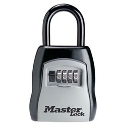 Master Lock 5400D Combination Portable Lock Box, Metal/Steel, 3-1/4 in W 