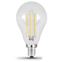 Feit Electric BPA1560C850LED/2 LED Bulb, General Purpose, A15 Lamp, 60 W Equivalent, E12 Lamp Base, Dimmable, Clear 