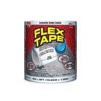 Flex Seal TFSCLRR0405 Repair Tape, 5 ft L, 4 in W, Clear