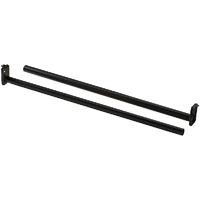 National Hardware S840-199 Closet Rod, 1 in Dia, 30 to 48 in L, Steel, Oil-Rubbed Bronze 