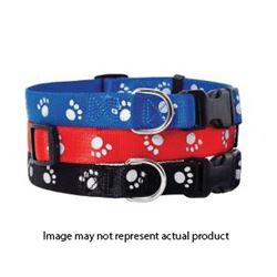 RuffinIt 39243 Reflective Dog Collar, 18 to 26 in L, 1 in W, Nylon, Assorted, Pack of 3 