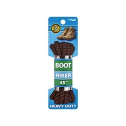 Shoe Gear 1N310-15 Alpine Boot Lace, Round, Black/Brown, 45 in L 