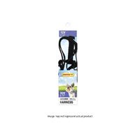 RUFFINIT 41471 Adjustable Harness, 3/8 in x 8 to 14 in, Fastening Method: Buckle, Nylon Harness, Assorted 3 Pack 