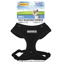 RUFFINIT 41462 Fully Adjustable Harness, 10 to 12-1/2 in x 13 to 18 in, Mesh Fabric Harness, Assorted 4 Pack 