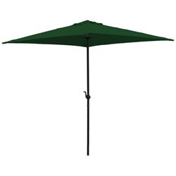 Seasonal Trends UMQ65BKOBD-01 Market Umbrella, 7.8 ft H, 6.5 ft W Canopy, 6.5 ft L Canopy, Square Canopy 