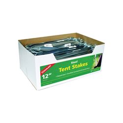 TENT STAKE PLATED STEEL 12INCH 50 Pack 