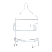 Kenney KN614121 Hanging Shower Caddy, 2-Shelf, Metal 