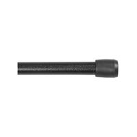 Kenney KN631/5 Spring Tension Rod, 7/16 in Dia, 28 to 48 in L, Metal, Black 