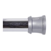 Kenney KN609L/1 Shower Tension Rod, 42 to 72 in L Adjustable, Steel 