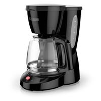 Black+Decker CM0940BD Coffee Maker, 12 Cup Capacity, 975 W, Glass, Black, Switch Control 