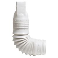 Amerimax ADP53229 Downspout Adapter, 2 x 3 in Connection, PVC, White 