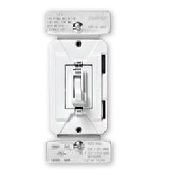 Eaton Wiring Devices AL TUL06P-C2-KB-L Toggle Dimmer, 120 V, 300 W, CFL, LED Lamp, 3-Way, White/Light Almond/Ivory 
