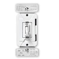 Eaton Wiring Devices AL TUL06P-C2-KB-L Toggle Dimmer, 120 V, 300 W, CFL, LED Lamp, 3-Way, White/Light Almond/Ivory 