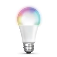 Feit Electric OM60/RGBW/HK Smart Bulb, 10.5 W, Voice Control, E26 Medium Lamp Base, Daylight Light, A-Line Lamp