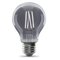 Feit Electric AT19/SMK/VG/LED LED Bulb, Decorative, A19 Lamp, 25 W Equivalent, E26 Lamp Base, Dimmable, Smoke 4 Pack 