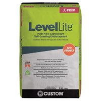 CUSTOM LevelLite LLSLU30 Underlayment, Solid Gray, 30 lb Bag 