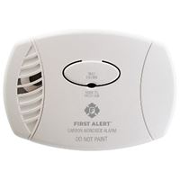 FIRST ALERT 1039730 Carbon Monoxide Alarm, 85 dB, Alarm: Audible Beep, Electrochemical Sensor, White 