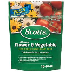 Scotts 1009001 Dry Plant Food, 3 lb Bag, 10-10-10 N-P-K Ratio 