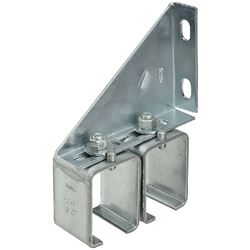 National Hardware N104-752 Double Splice Bracket, Steel, Galvanized, For: #5114 or #5116 Double Run Box Rail, Pack of 2 