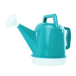 Bloem DWC2-26 Deluxe Watering Can, 2.5 gal Can, Nozzle Spout, Plastic, Bermuda Teal 