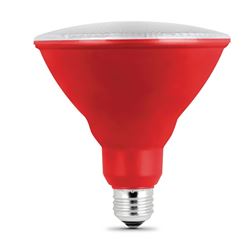 Feit Electric PAR38/R/10KLED/BX LED Bulb, Flood/Spotlight, PAR38 Lamp, E26 Lamp Base, Red Light, Pack of 4 