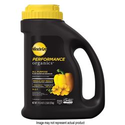 Miracle-Gro Performance Organics 3003601 All-Purpose Plant Nutrition, 1.75 lb Bag, Solid, 9-2-7 N-P-K Ratio 