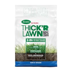 Scotts 30156 ThickR Lawn Sun and Shade Mix Grass Seed, 12 lb Bag 