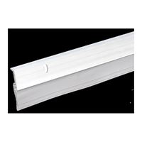 Frost King 3A59 Door Threshold, 36 in L, 1-3/4 in W, Aluminum, Bright/Silver 