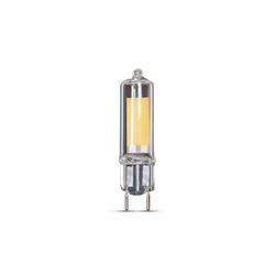 Feit Electric BP20G8.6/830/LED LED Bulb, Specialty, T4 Lamp, 20 W Equivalent, G8.6 Lamp Base, Dimmable, Clear 