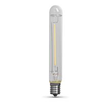 Feit Electric BP20T61/2/SU/LED LED Bulb, Linear, T6-1/2 Lamp, 20 W Equivalent, E17 Lamp Base, Warm White Light