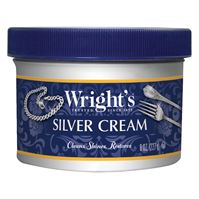 Wrights 014 Silver Cream, 8 oz Jar, Paste, Mild, Pink 
