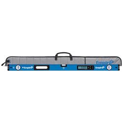 Empire E105.48 Digital Box Level with Case, 48 in L, 3-Vial, Non-Magnetic, Aluminum, Blue/Silver 